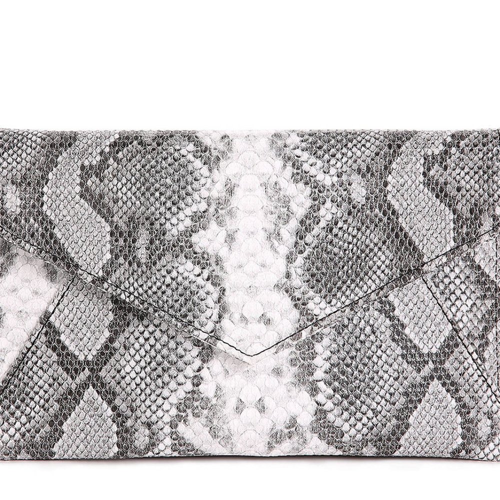 Urban Expression Snake Print Clutch